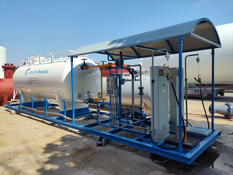 Asme LPG Skid Filling Station