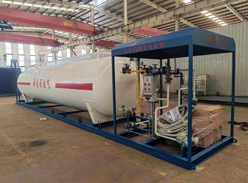 Stazzjon tal-mili mill-ġdid ta' Skid Mmuntat LPG